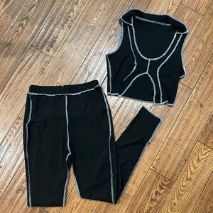 SHEIN Black Textured Fabric